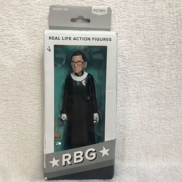 RUTH BADER GINSBURG RBG Real Life Action Figure Doll Ginsberg FCTRY Justice - Picture 1 of 5
